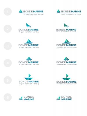 Bondemarine logo udkast